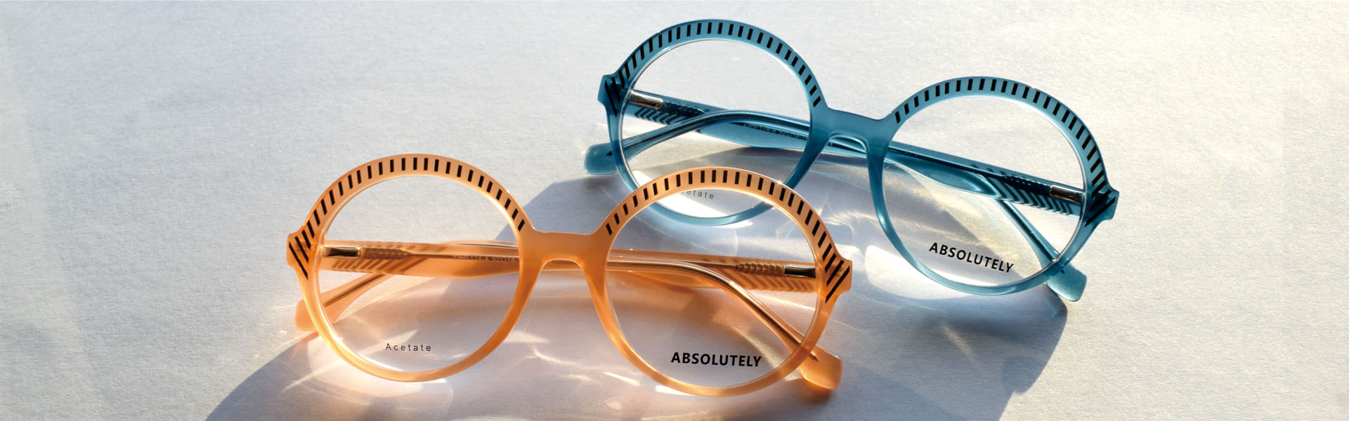 Quadros ópticos de acetato