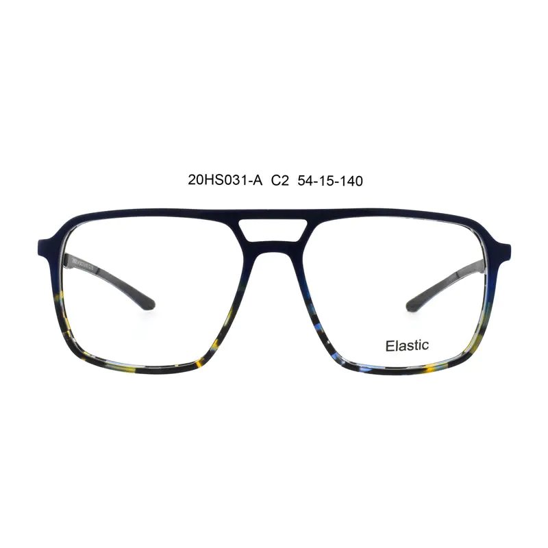 Por que as armações de acetato de barra dupla estão em alta nos óculos?