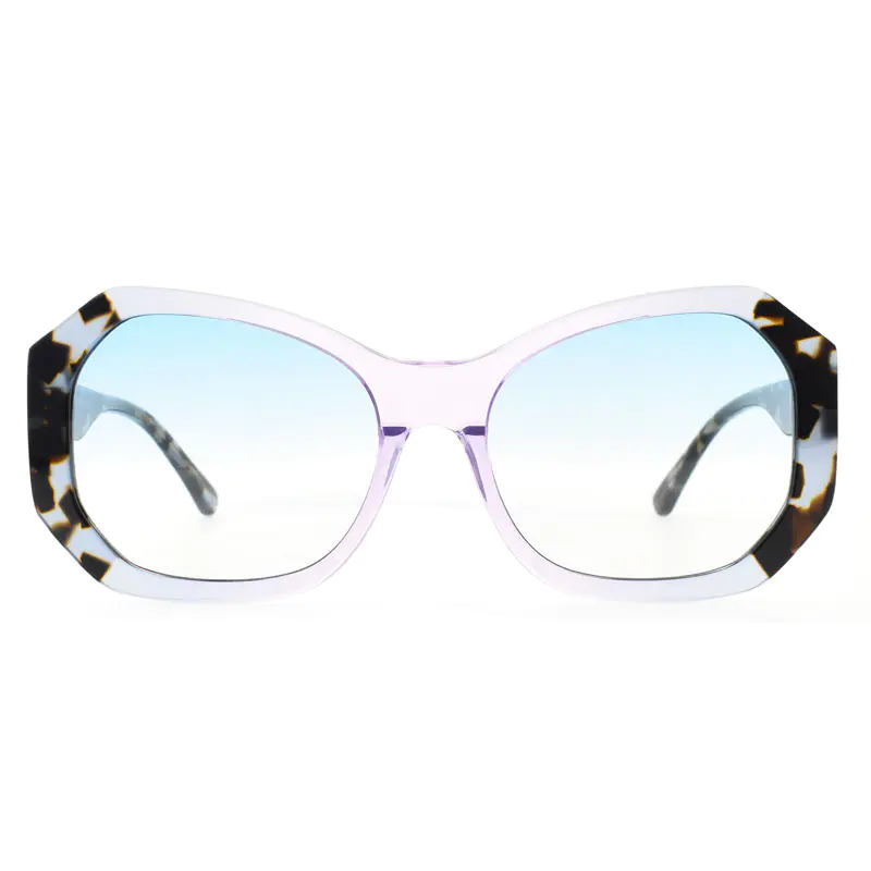 Óculos de sol elegantes com laminação de acetato